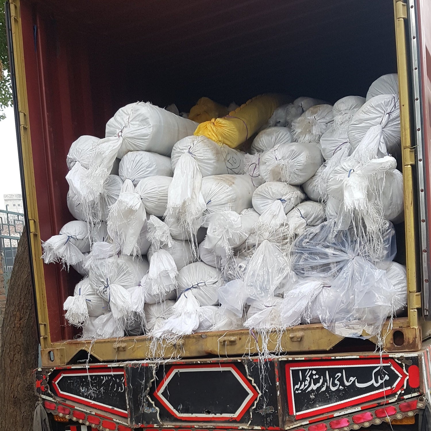 Truck carrying Rugs for Shipment